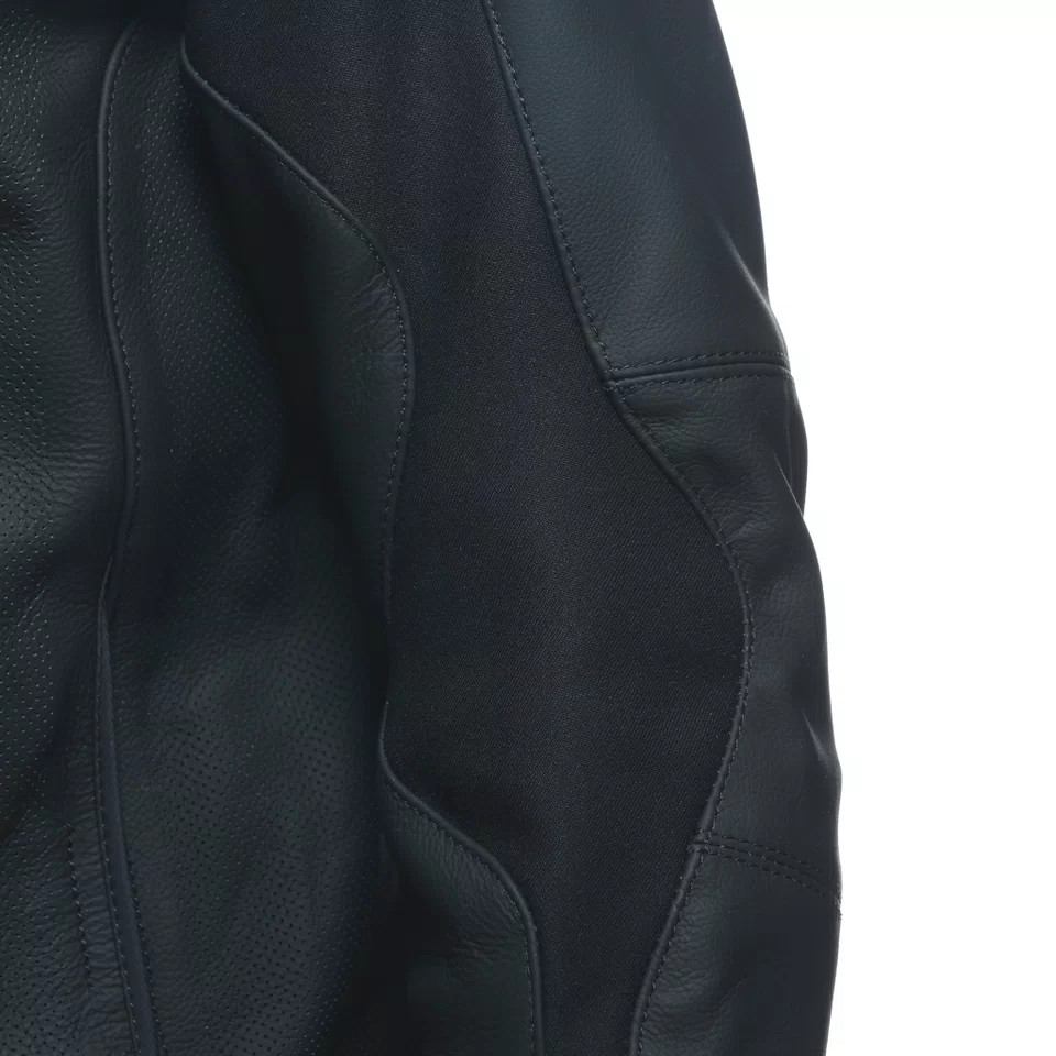 RAZON 2 PERF. LEATHER JACKET BLACK Dainese