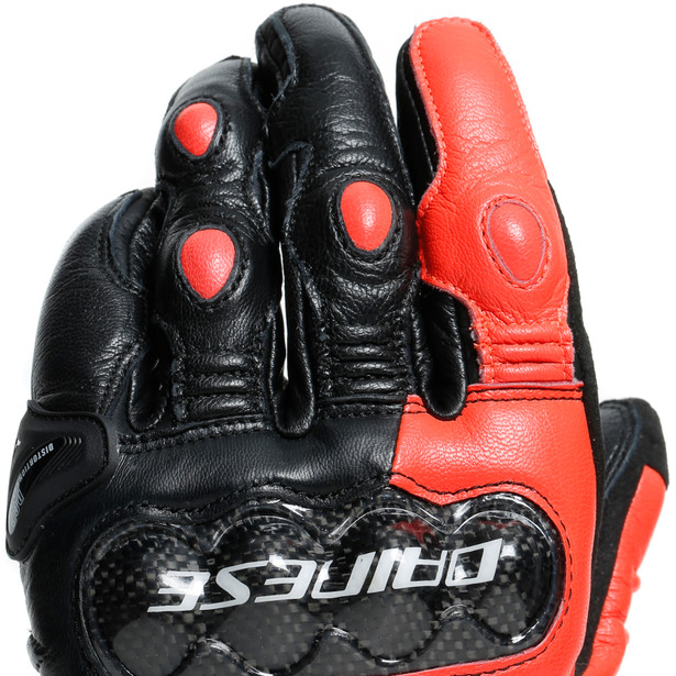 carbon-3-long-gloves-black-fluo-red-white image number 5