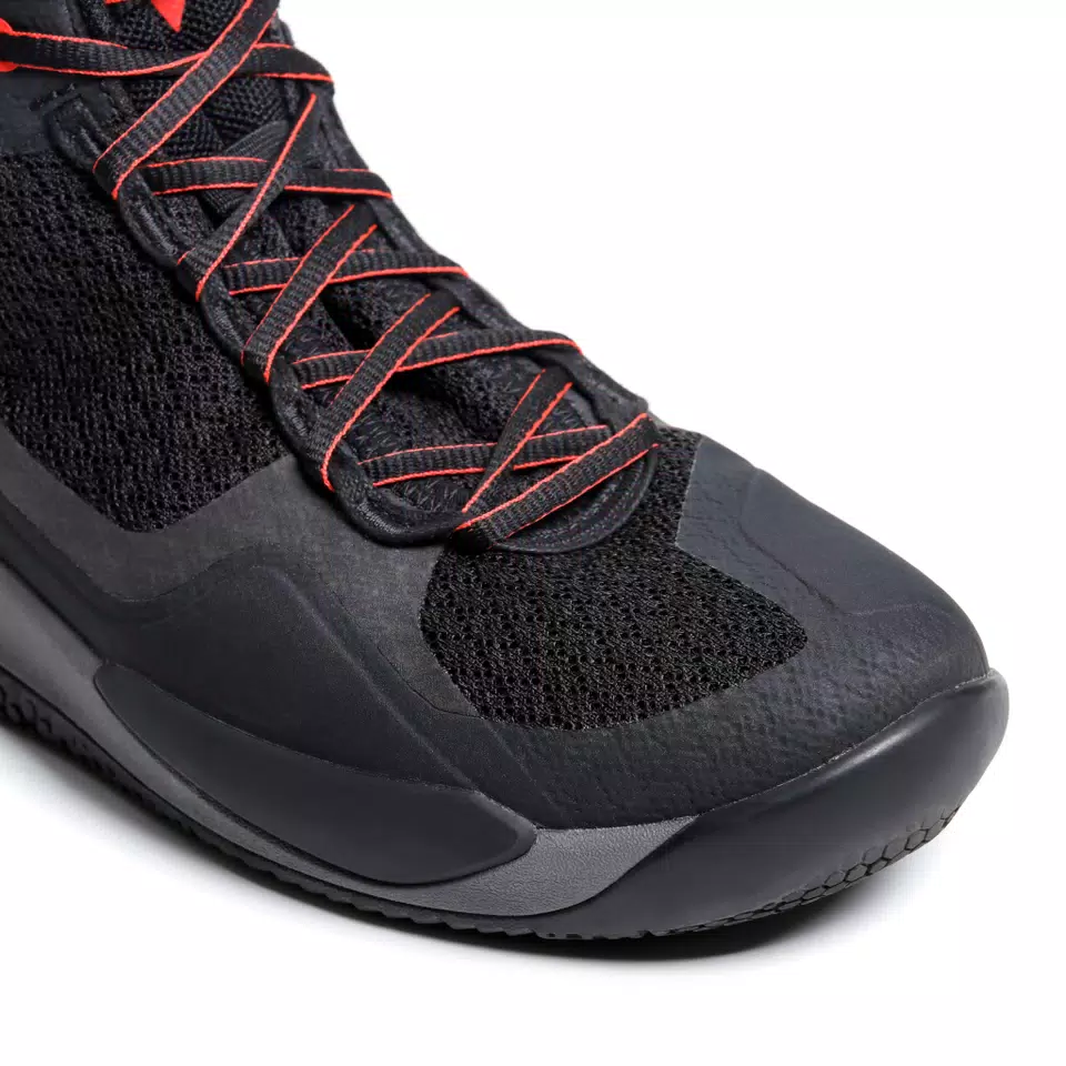 ATIPICA AIR 2 - MEN'S SUMMER MOTORCYCLE SHOES IN FABRIC - BLACK/RED-FLUO - 6