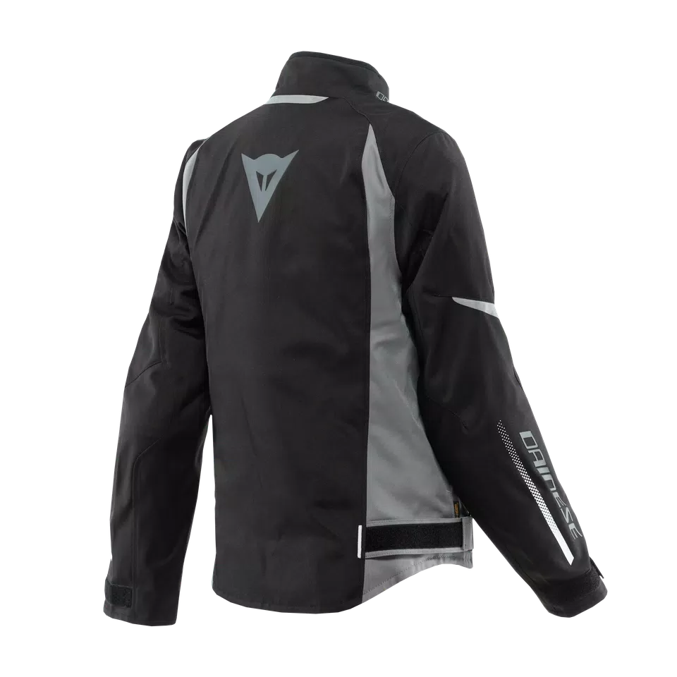 VELOCE D-DRY®- WOMEN'S WATERPROOF MOTORCYCLE JACKET - BLACK/CHARCOAL-GRAY/WHITE - 2