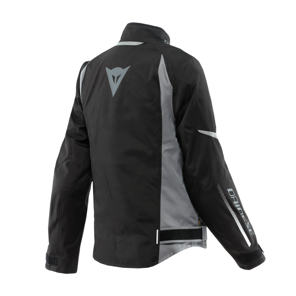 veloce-d-dry-giacca-moto-impermeabile-donna-black-charcoal-gray-white image number 1
