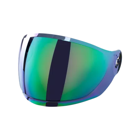 VISOR ETERES (XS-S-M) - IRIDIUM PURPLE/GREEN -  - 1