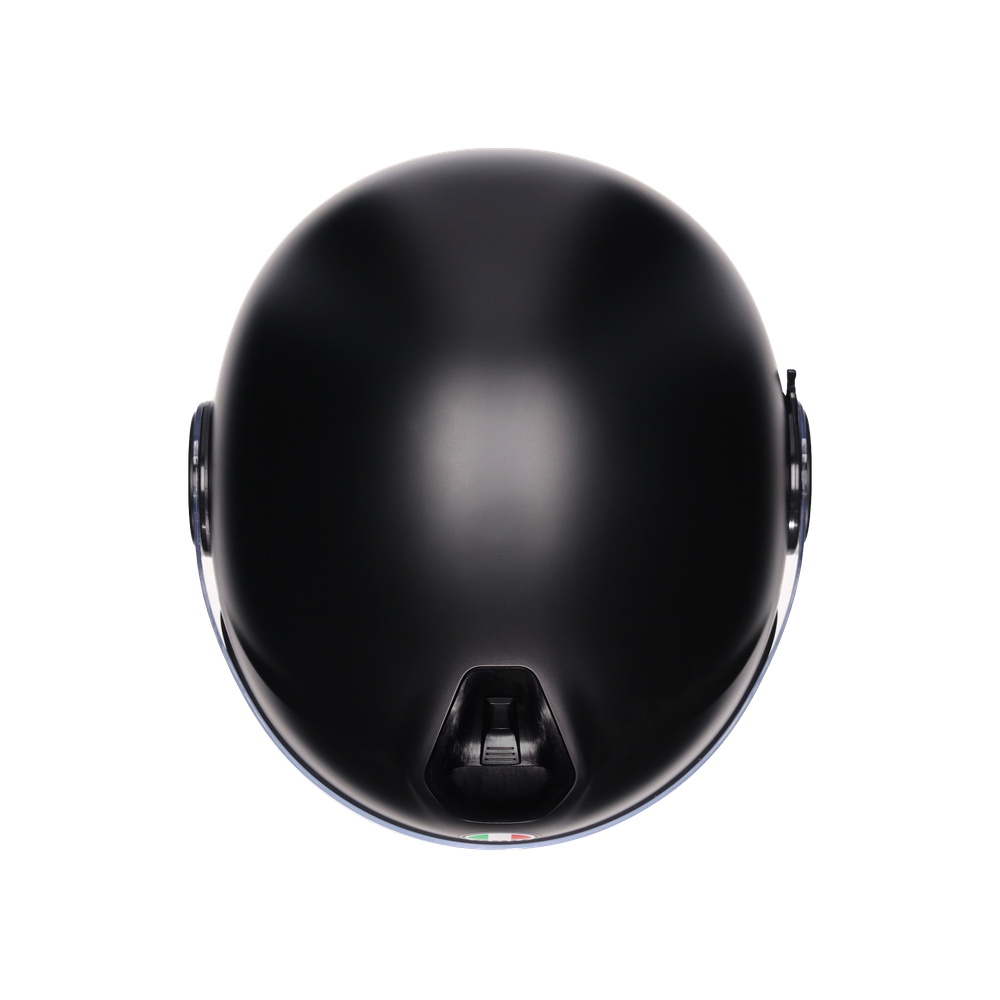 eteres-mono-matt-black-motorbike-open-face-helmet-e2206 image number 6