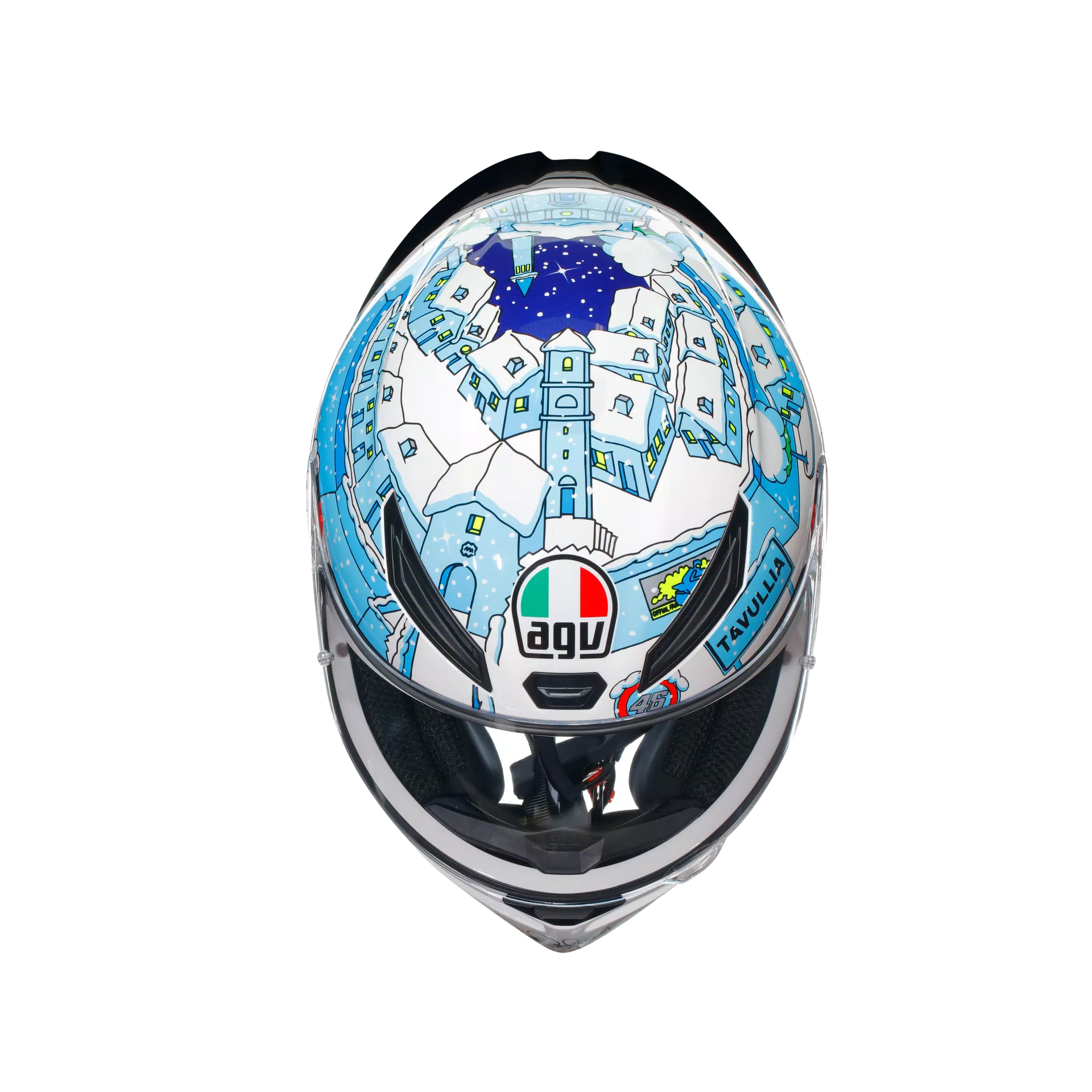 K1 S ROSSI WINTER TEST 2017 - MOTORBIKE FULL FACE HELMET E2206