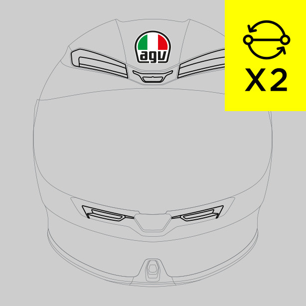 replacement-of-the-air-vents-frontal-or-top-sport-helmets-neutro image number 0