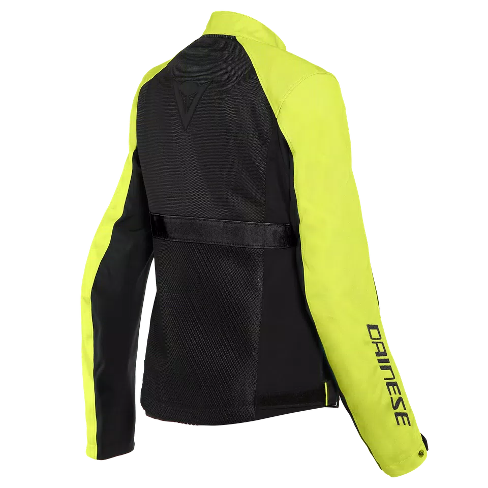 RIBELLE AIR TEX - WOMEN'S SUMMER MOTORCYCLE JACKET IN FABRIC - BLACK/FLUO-YELLOW - 2