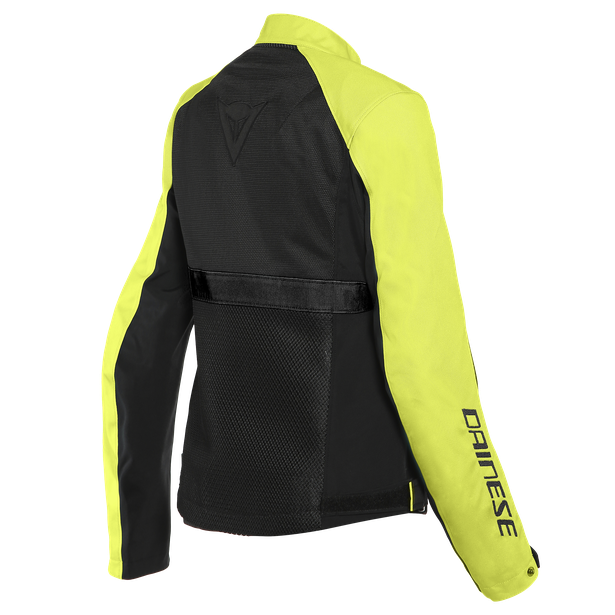 ribelle-air-tex-giacca-moto-estiva-in-tessuto-donna-black-fluo-yellow image number 1