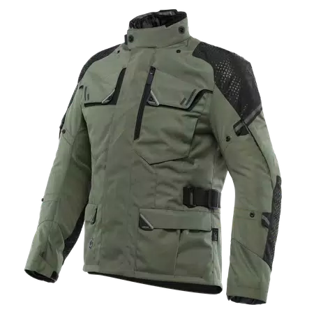 LADAKH 3L D-DRY® - MEN'S WATERPROOF MOTORCYCLE JACKET - ARMY-GREEN/BLACK - 1