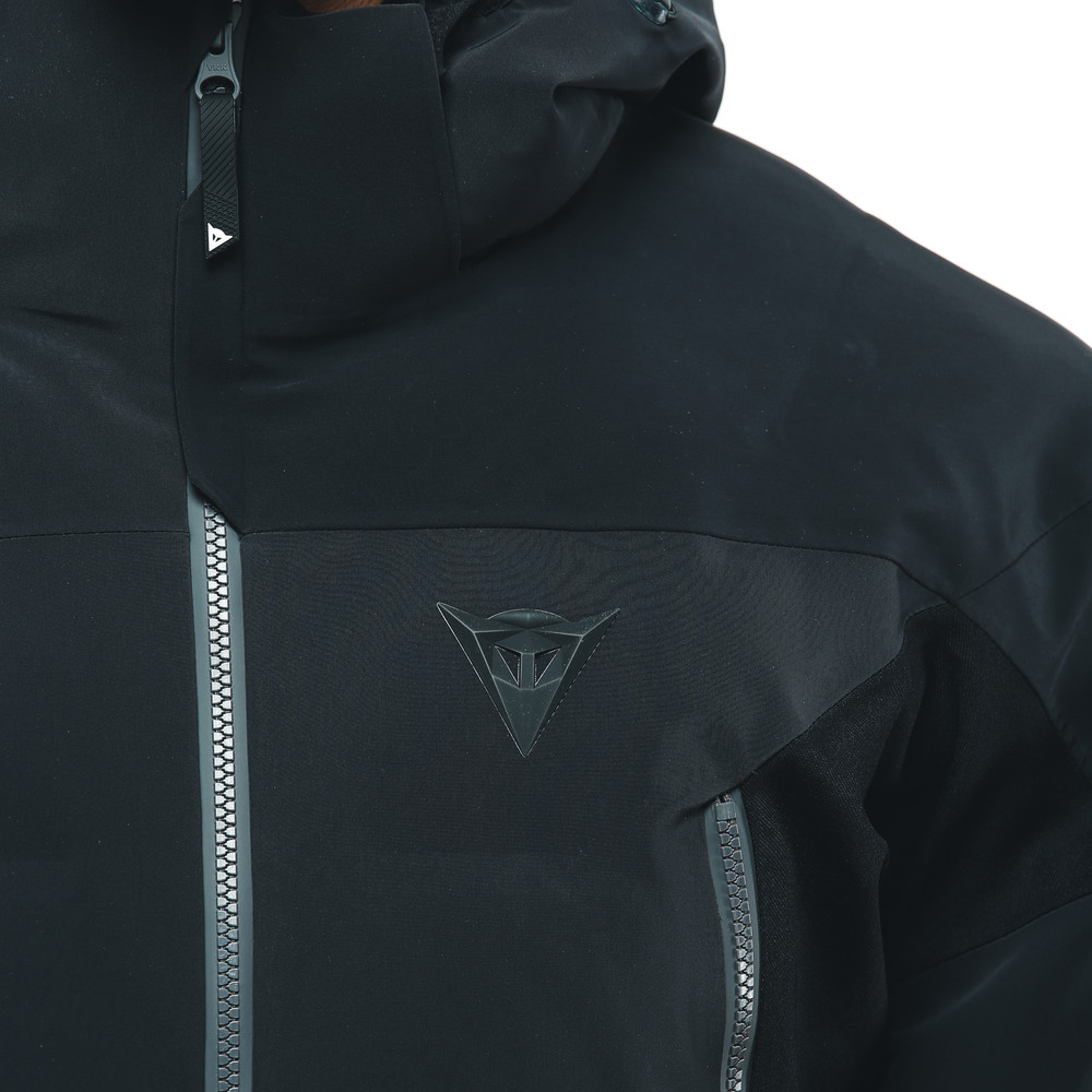 men-s-waterproof-ski-down-jacket-black-concept image number 6