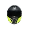 TOURMODULAR BALANCE MATT BLACK/YEL FL/GREY - MOTORRAD MODULARHELM E2206