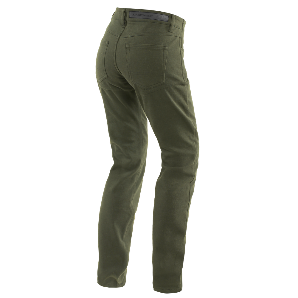 casual-regular-pantaloni-moto-in-tessuto-donna image number 19