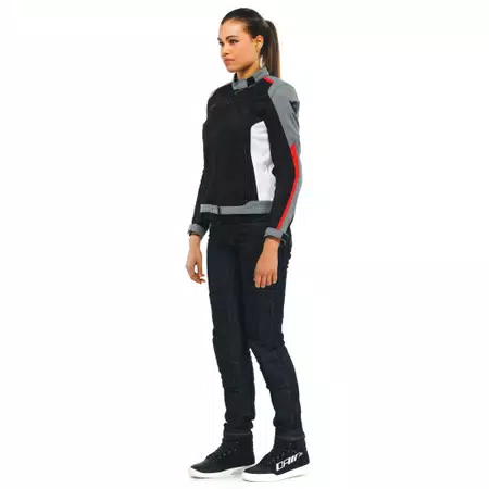 HYDRAFLUX 2 AIR D-DRY®- WOMEN'S WATERPROOF MOTORCYCLE JACKET - BLACK/CHARCOAL-GRAY/LAVA-RED - 4