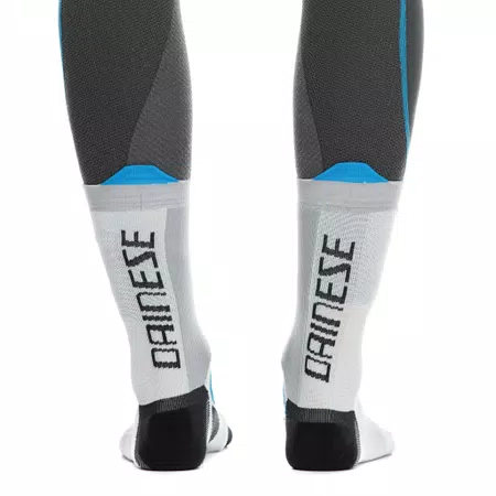 MOTORCYCLE TECHNICAL SOCKS - MID - BLACK/BLUE - 4