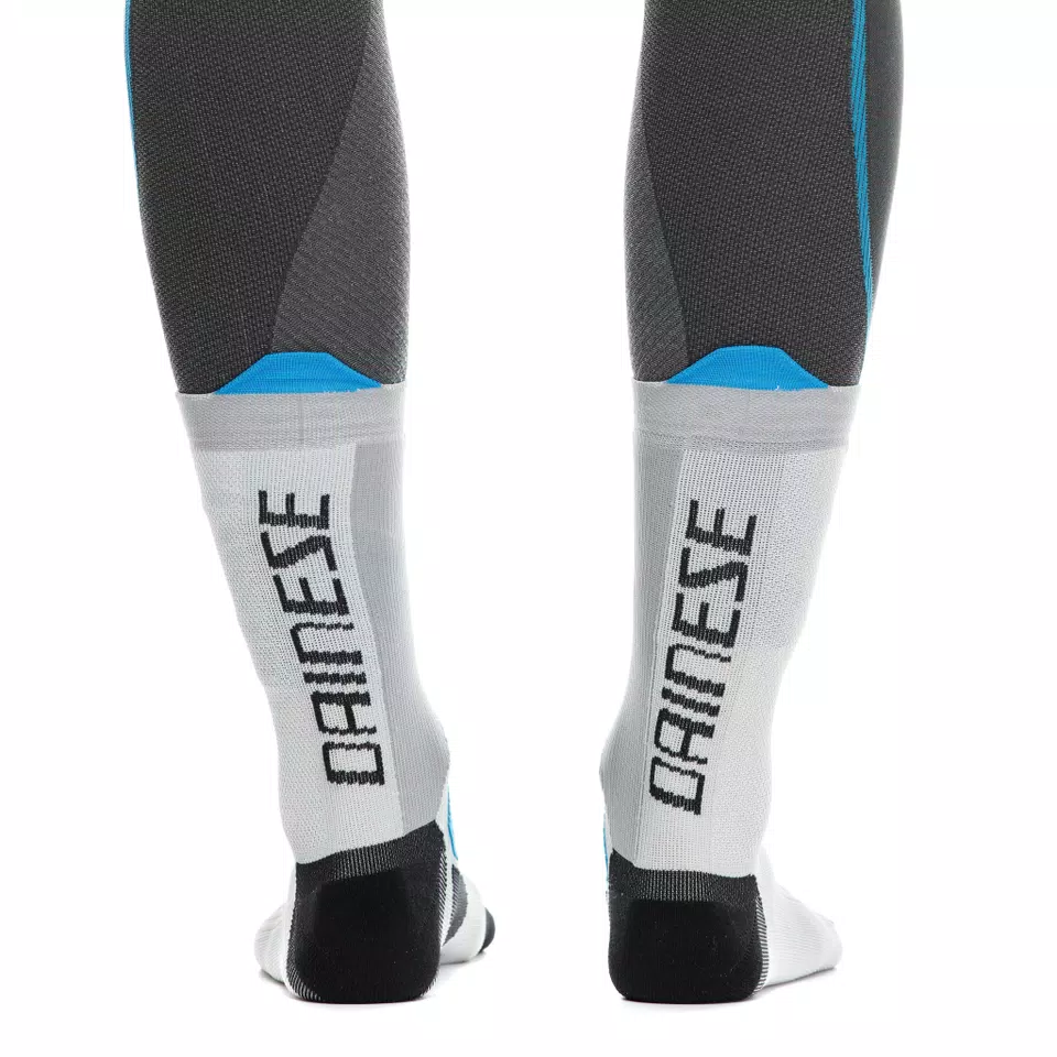 MOTORCYCLE TECHNICAL SOCKS - MID - BLACK/BLUE - 4
