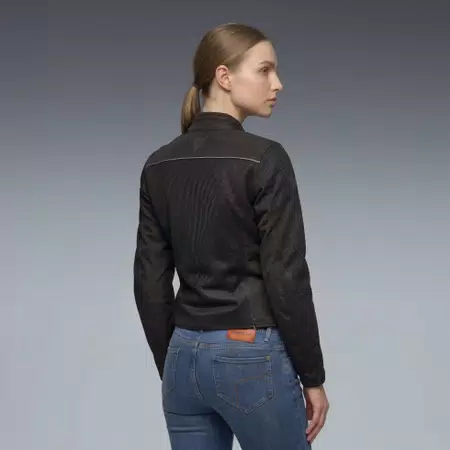 LISBONA AIR TEX - GIACCA MOTO ESTIVA IN TESSUTO DONNA - BLACK - 4