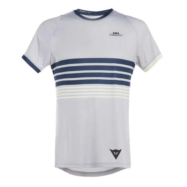 AWA TEE 1 VAPOR-BLUE/BLACK-IRIS/TENDER-YELLOW- Camisetas