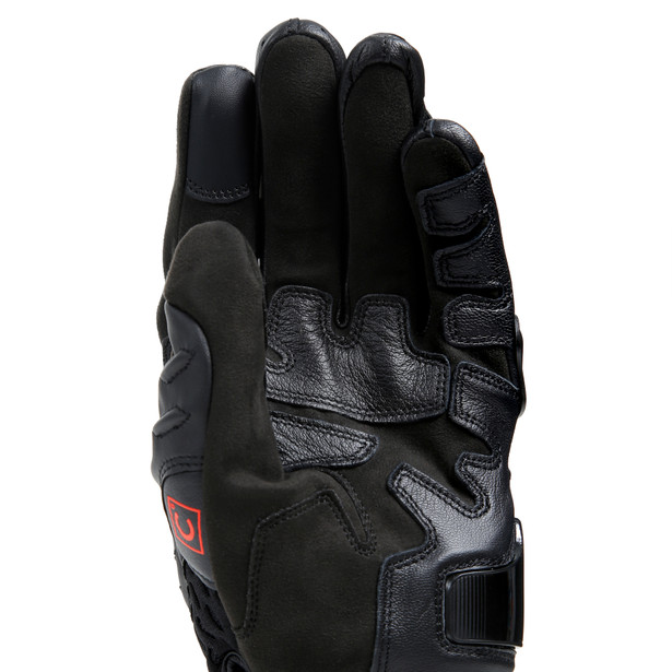 carbon-4-guanti-moto-corti-in-pelle-uomo-black-black image number 8