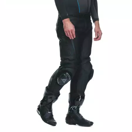 DELTA 4 S/T LEATHER PANTS - BLACK/BLACK - 6