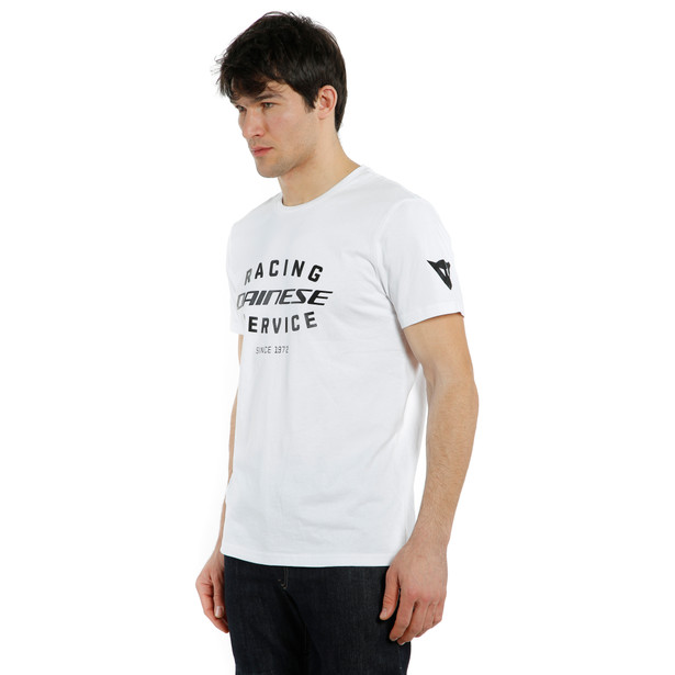 racing-service-t-shirt-white-black image number 2