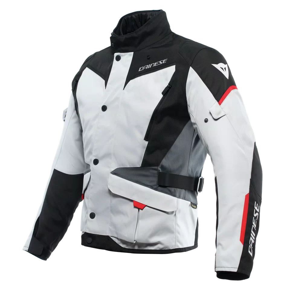 TEMPEST 3 D-DRY® JACKET | GLACIER-GRAY/BLACK/LAVA-RED | Dainese