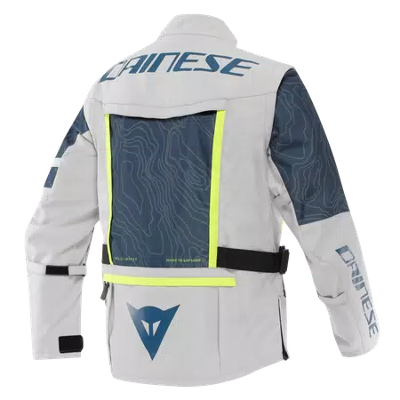 STERRATO - HEREN TEXTIEL OFF-ROAD MOTORFIETS JAS - GLACIER GRAY/BLUE - 2