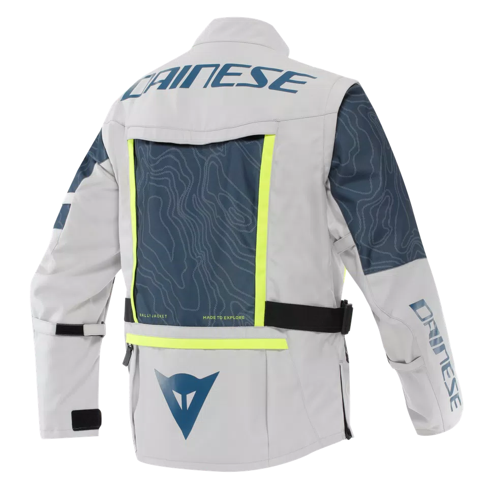 STERRATO - HEREN TEXTIEL OFF-ROAD MOTORFIETS JAS - GLACIER GRAY/BLUE - 2