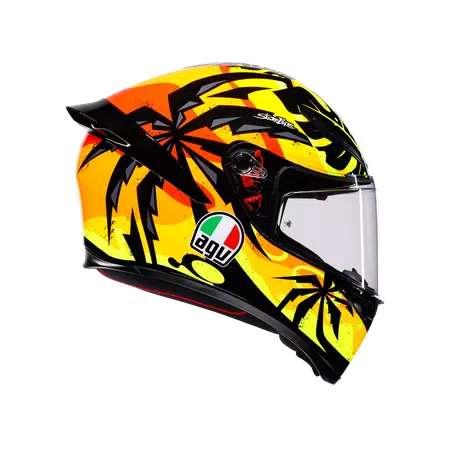 K1 S TROPICRUSH BLACK/ORANGE - MOTORBIKE FULL FACE HELMET E2206 -  - 3