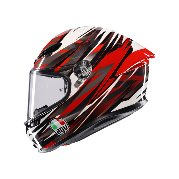 k6-s-reeval-white-red-grey-casco-moto-integrale-e2206 image number 3