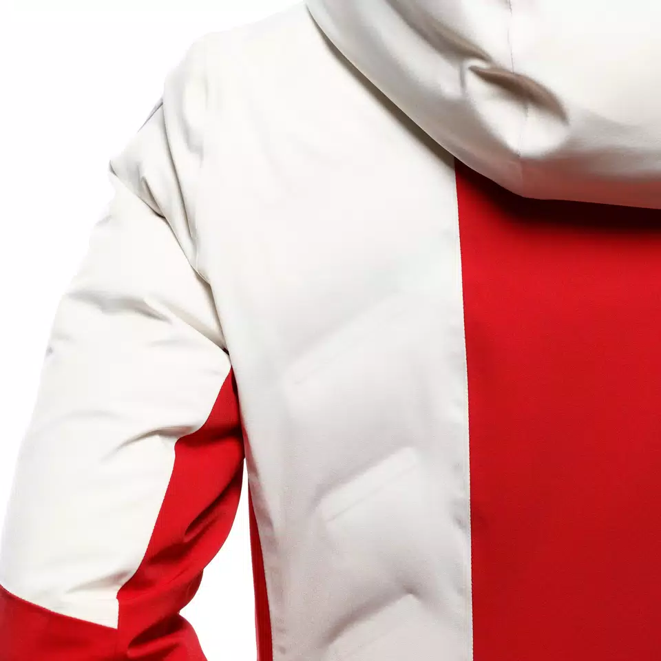 ZIVES AEROSENSE-DRY - WATTIERTE DAMENJACKE - LILY WHITE/RACING RED - 6