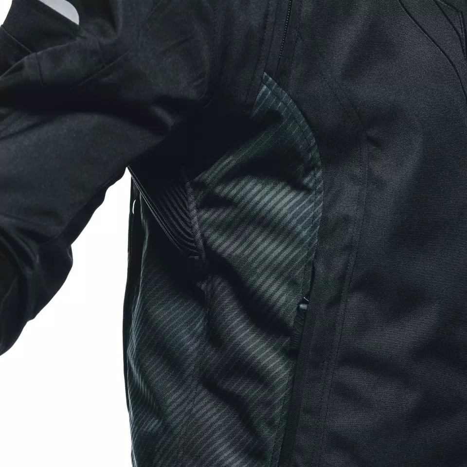 AVRO 5 TEX - MEN'S MOTORCYCLE JACKET IN FABRIC - BLACK/BLACK/BLACK - 9