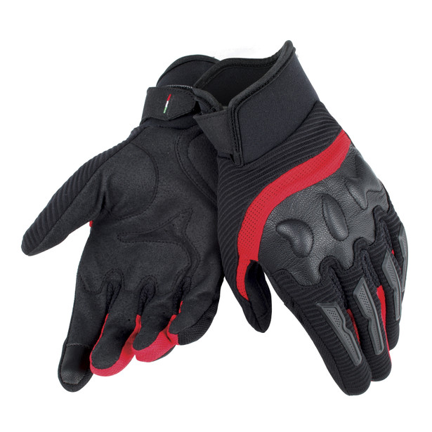 air-frame-unisex-gloves-black-red image number 0