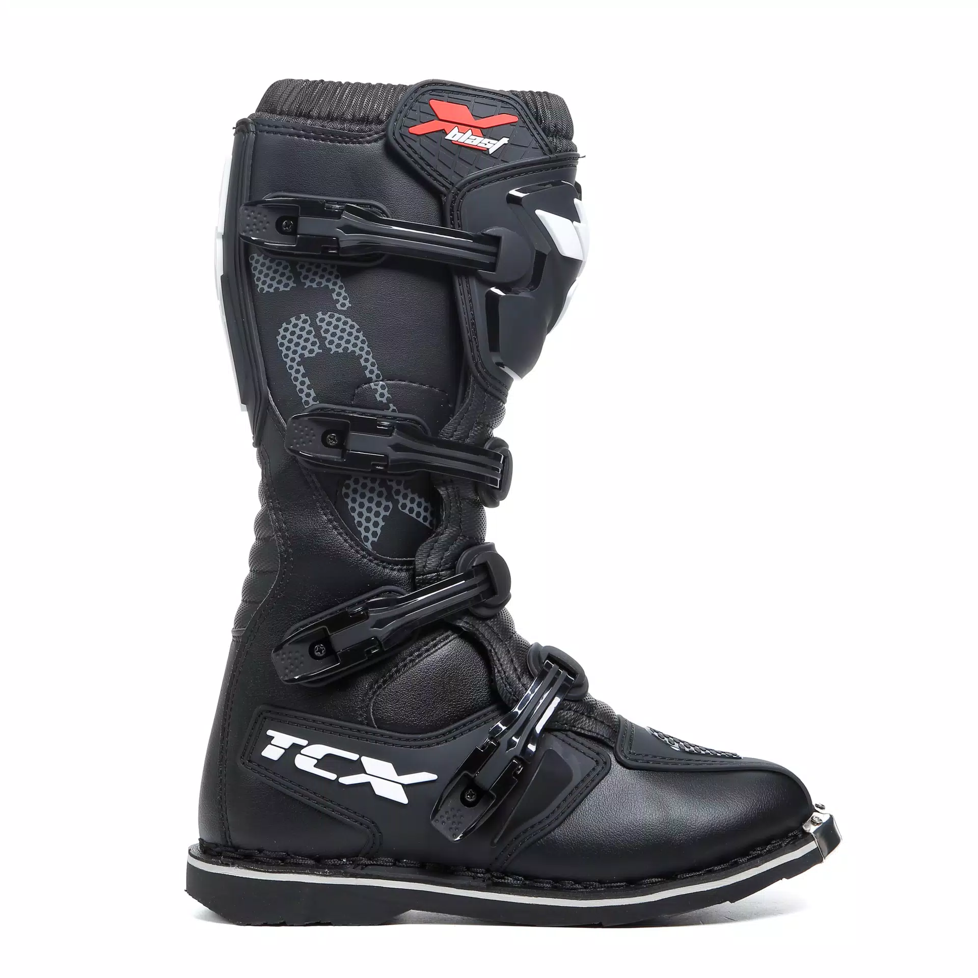 X-BLAST MEN'S MOTORCYCLE BOOTS - BLACK