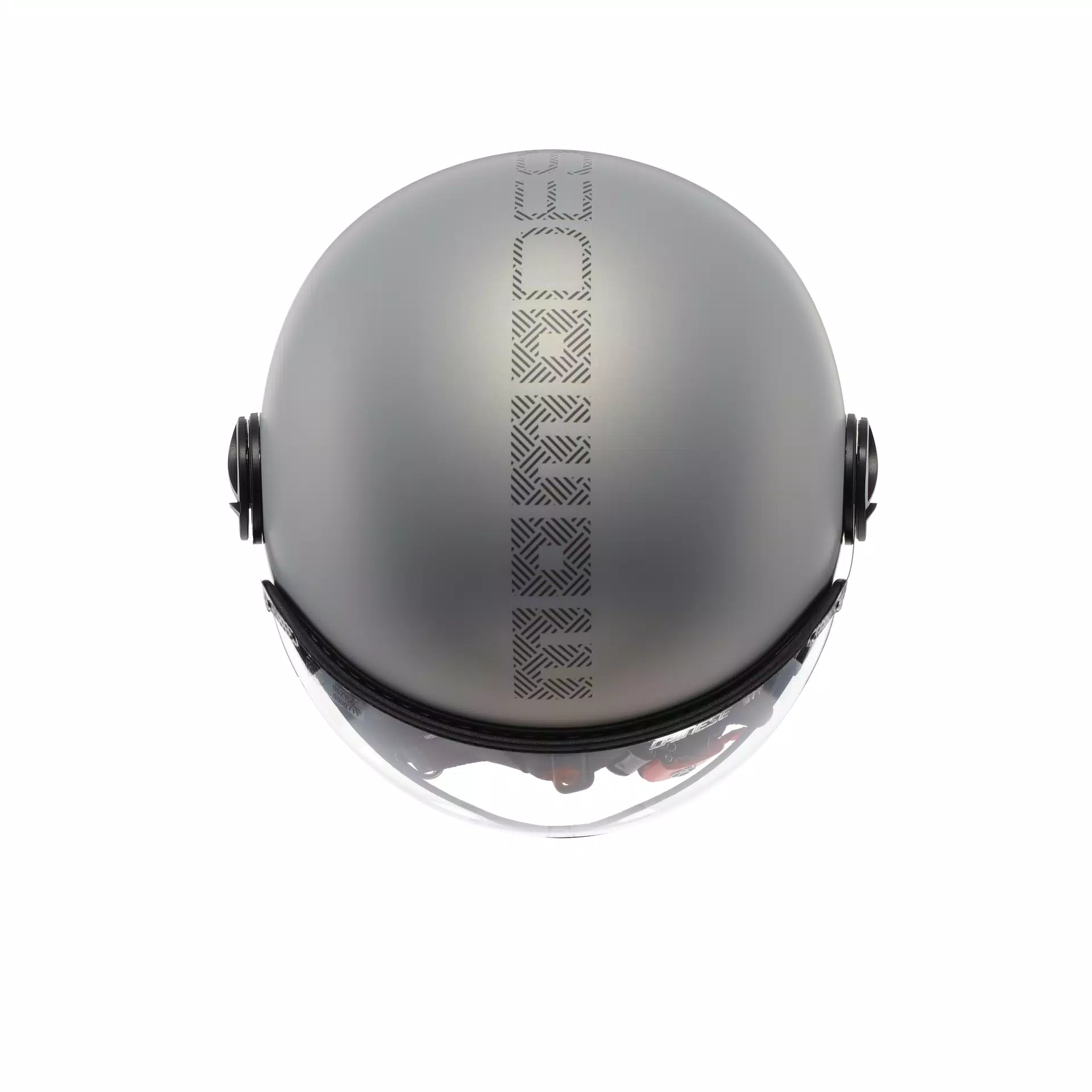 MOMODESIGN FGTR EVO MATT GREY / CERULEAN GREY - JET HELMET WITH DUAL VISOR E2206
