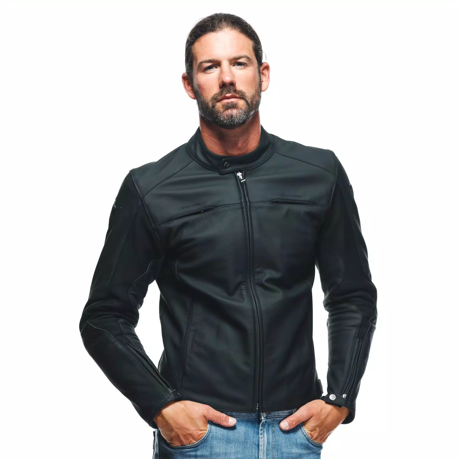 RAZON 2 CHAQUETA DE CUERO MOTO HOMBRE