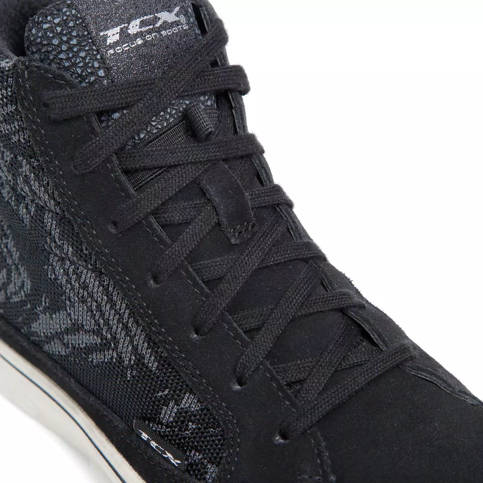 STREET 3 TEX WP WOMEN'S WATERPROOF MOTORCYCLE SHOES - BLACK -  - 9