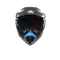 AX9 MULTI ECE DOT - ANTARTICA MATT BLACK/CYAN