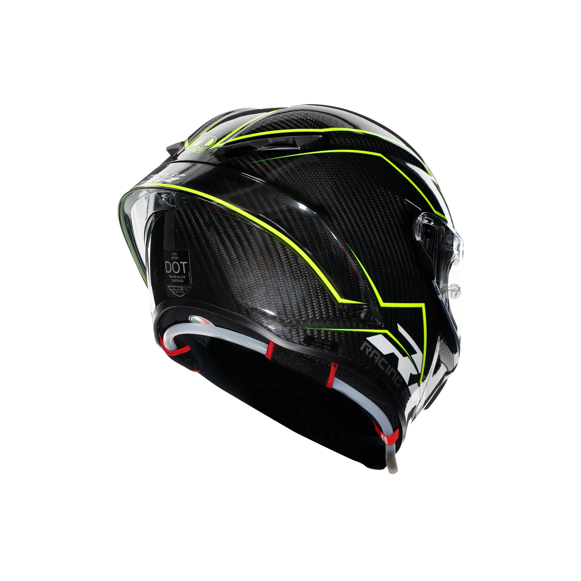 PISTA GP RR PERFORMANTE CARBON/LIME - CASCO MOTO INTEGRAL E2206 DOT