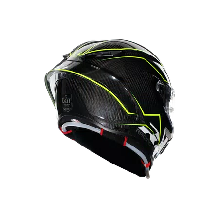 PISTA GP RR PERFORMANTE CARBON/LIME - MOTORBIKE FULL FACE HELMET E2206 DOT -  - 6