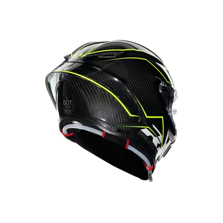 PISTA GP RR PERFORMANTE CARBON/LIME - MOTORBIKE FULL FACE HELMET E2206 DOT