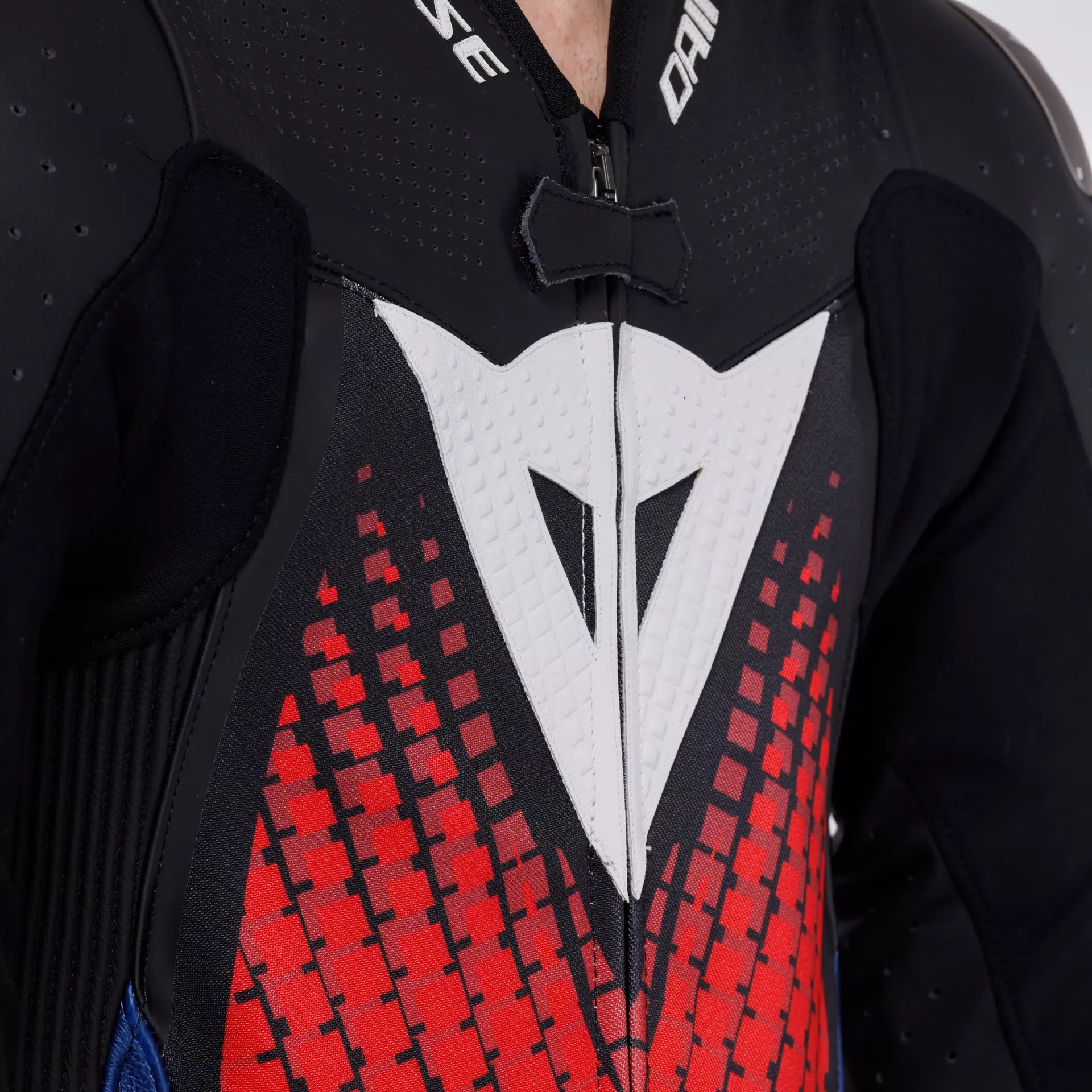 LAGUNA SECA 6 - PERFORATED ONE-PIECE LEATHER RACING SUIT