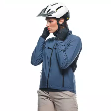HGC HYBRID - DAMES WINDDICHTE FIETSJAS - DARK-GRAY - 3