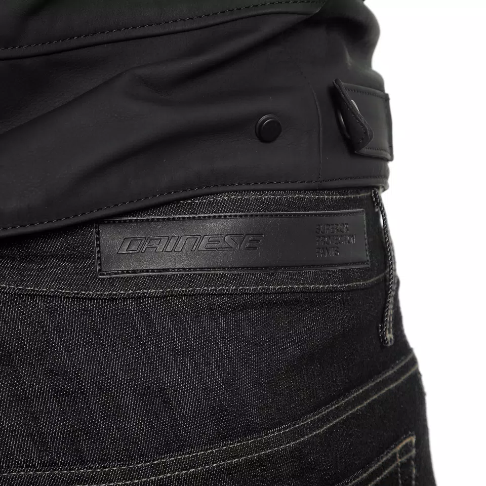 DENIM REGULAR - MEN'S MOTORCYCLE JEANS - BLACK - 7