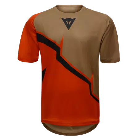 HG AER JERSEY SS - MEN'S SHORT SLEEVE BIKE T-SHIRT - RED/BROWN/BLACK - 1