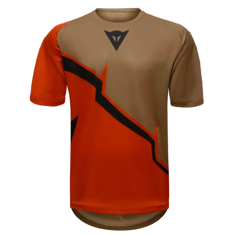 HG AER JERSEY SS - MAILLOT DE VÉLO MANCHES COURTES POUR HOMME - RED/BROWN/BLACK - 1