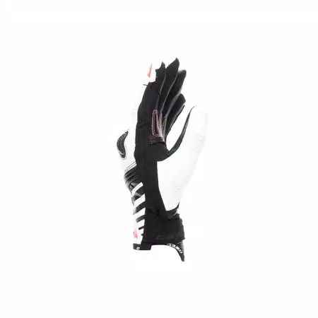 REACTO CARBON SHORT GLOVES WMN - BLACK/WHITE/RED-FLUO - 2