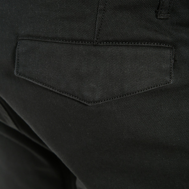 CHINOS TEX PANTS BLACK- Textile