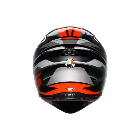K1 S DOT(E2206) - FASTLAP BLACK/GREY/RED -  - 5