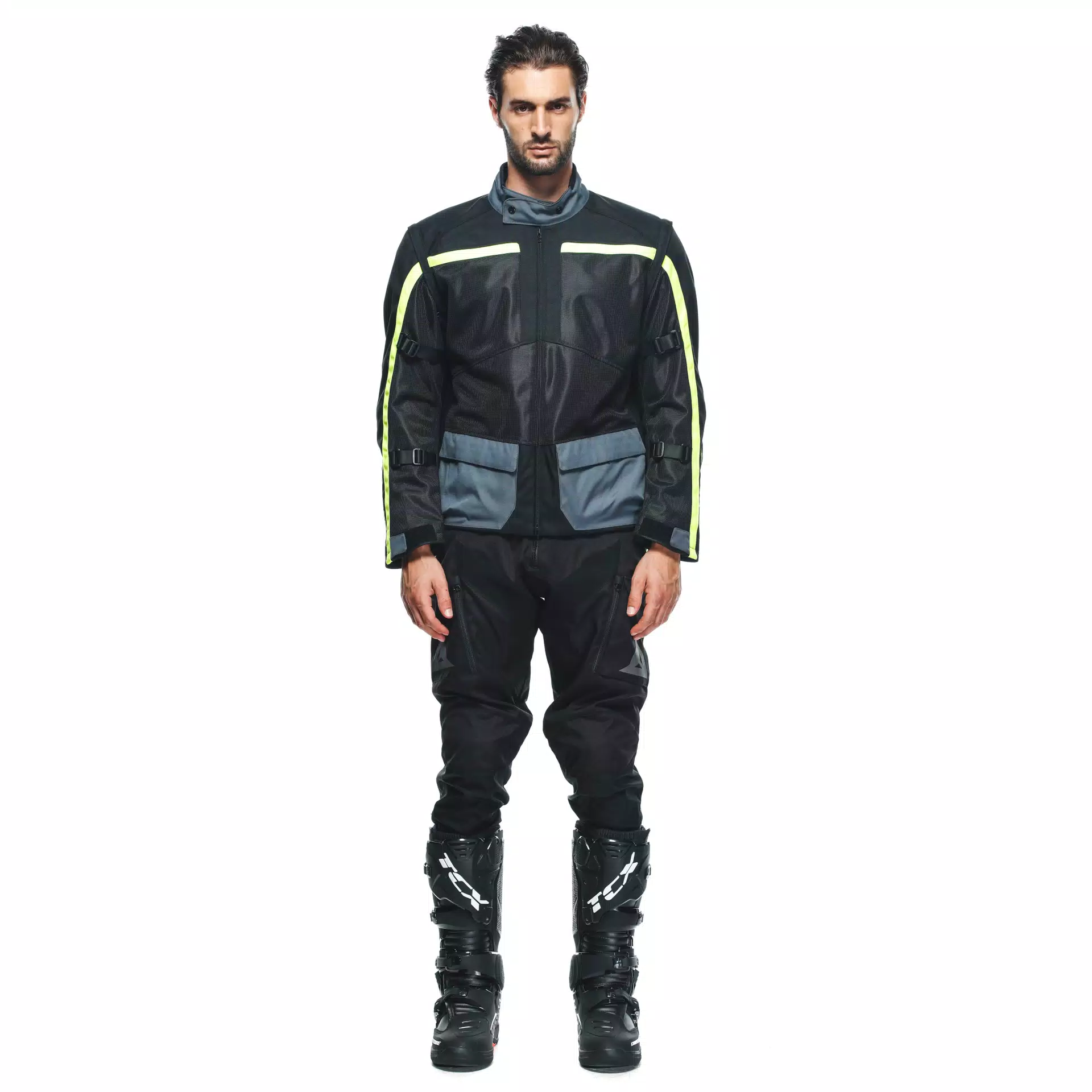 OUTLAW TEX - MEN'S SUMMER MOTORCYCLE JACKET IN FABRIC