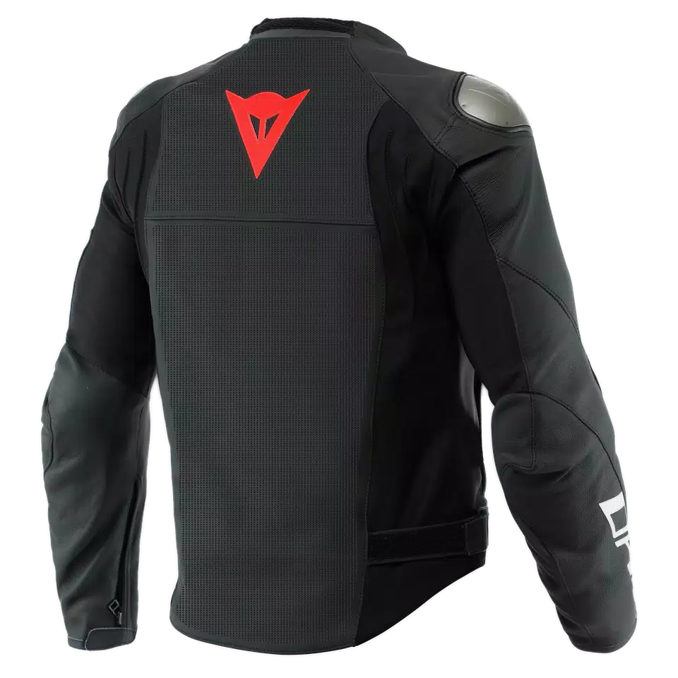 SPORTIVA LEATHER JACKET PERF. - BLACK-MATT/BLACK-MATT/BLACK-MATT - 2