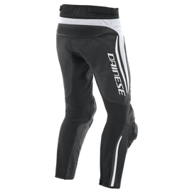 ALPHA PERF. LEATHER PANTS BLACK/BLACK/WHITE- Pants